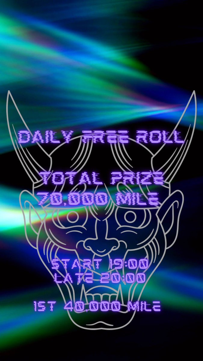 本日19時よりオープンしております！ 🎁 7万保証フリーロール！ 毎日19