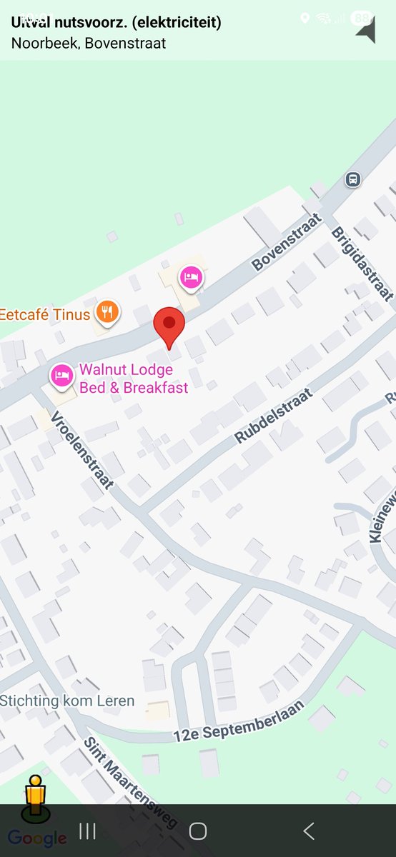 Uitval nutsvoorzieningen in Noorbeek