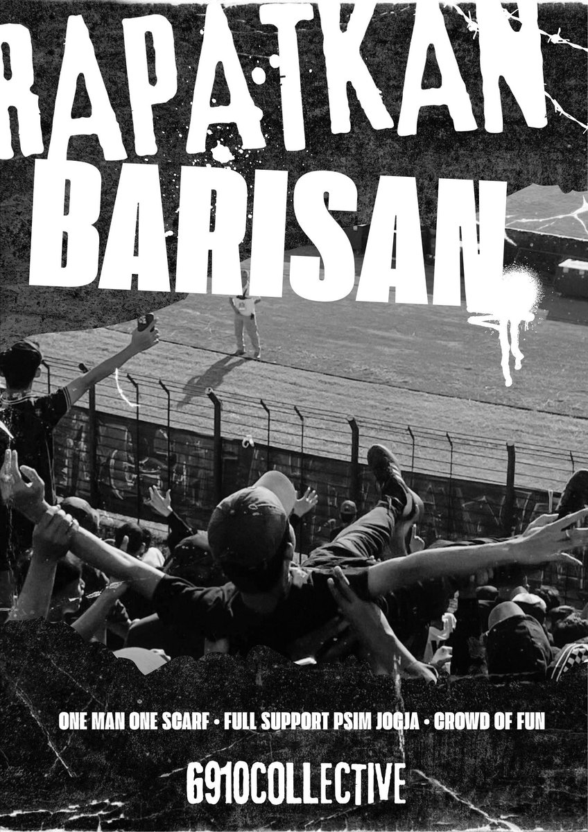 Genggam erat kanan kiri, esok kita rayakan. Rapatkan barisan dan bentangkan kembali panji-panji kehormatan itu ‼️⛓️💫⛓️
#ONEMANONESCARF