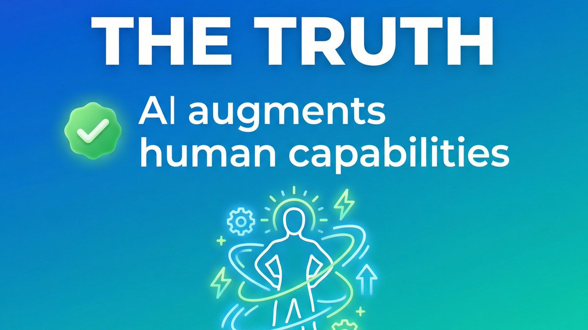 Myth: AI is here to take your job.

Fact: AI is here to augment your job. It’s a tool to boost your productivity and unlock your creative potential.

Learn more at NextTrain.io.
#AI #FutureOfWork #Tech #Innovation