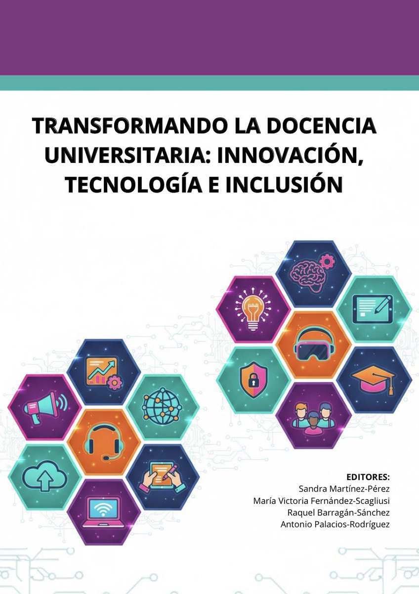 PizonesResearch's tweet photo. Libro "Transformando la docencia universitaria: innovación, tecnología e inclusión”. 

📙En editorial Dykinson. 

👥Junto a Sandra Martínez, participo con el capítulo 30: "La IA en la formación inicial"🤖

🔗 https://t.co/do0MtNZbwZ https://t.co/sHQRKI0BvE