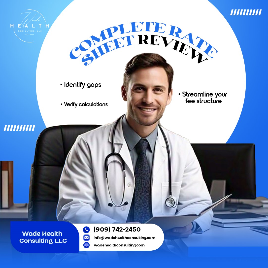HealthWade's tweet image. Everything may look good on papers, but something may still be affecting your income. Rate sheet review services by Wade Health Consulting break down complex payer terms.
Visit Now: wadehealthconsulting.com

#RateSheetReview #InsuranceNegotiations #HealthcareContracts