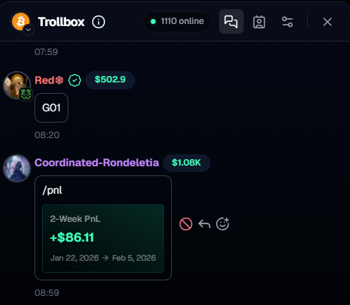 1110 online traders on <a href="/01Exchange/">01.xyz</a> 

In one month, this number will very likely be double, then triple, then 5x…

Be early

01.xyz/ref/246810