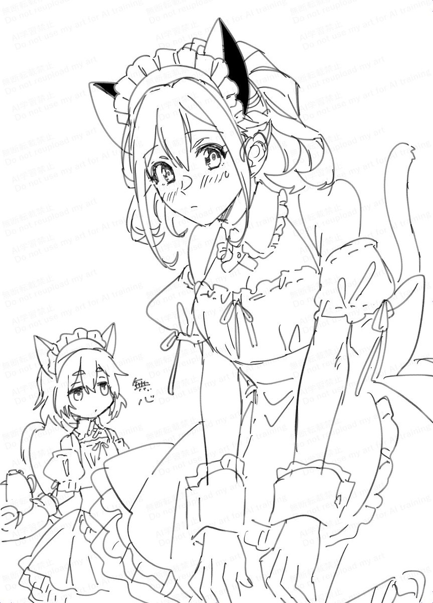 ikuhashi's tweet photo. アキちゃん猫耳黒じゃなかったねごめん間違えた https://t.co/a42MZElfGZ
