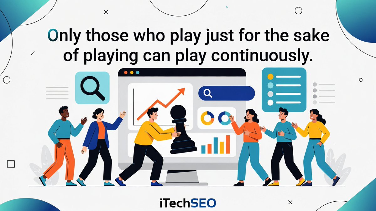 Play for love, not just success — that’s how we stay inspired at iTechSEO. 
itechseo.com/blog/seo/how-t…
#Motivation #iTechSEO #DigitalSuccess