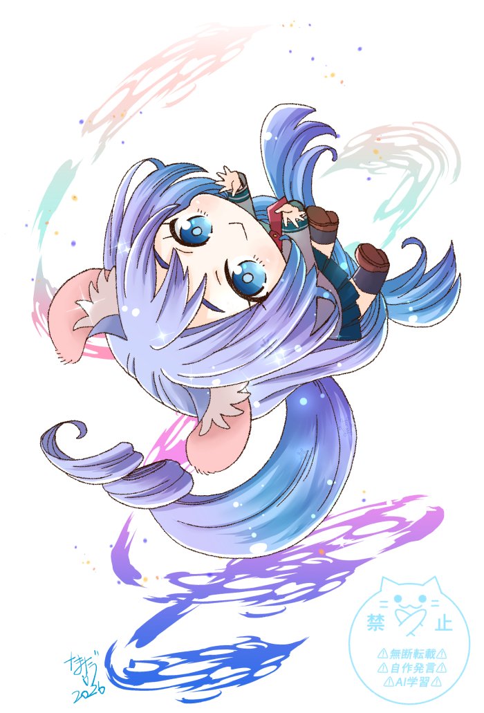 ねじれにゃん🐱💕
お友だちに描いたやつ！