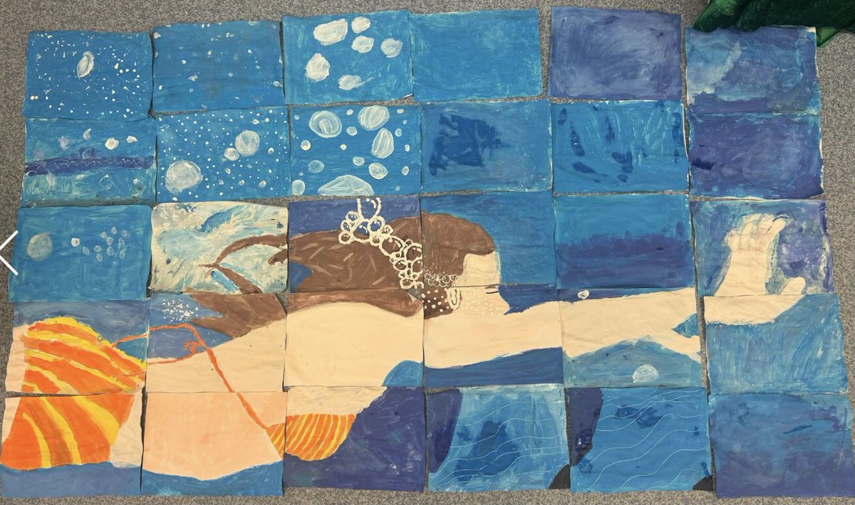 StPPPrimaryY4's tweet photo. As a class we have created a collaborative class artwork piece inspired by Samantha French. We are super proud of how it turned out ⭐️ https://t.co/JTMhSbp2KT