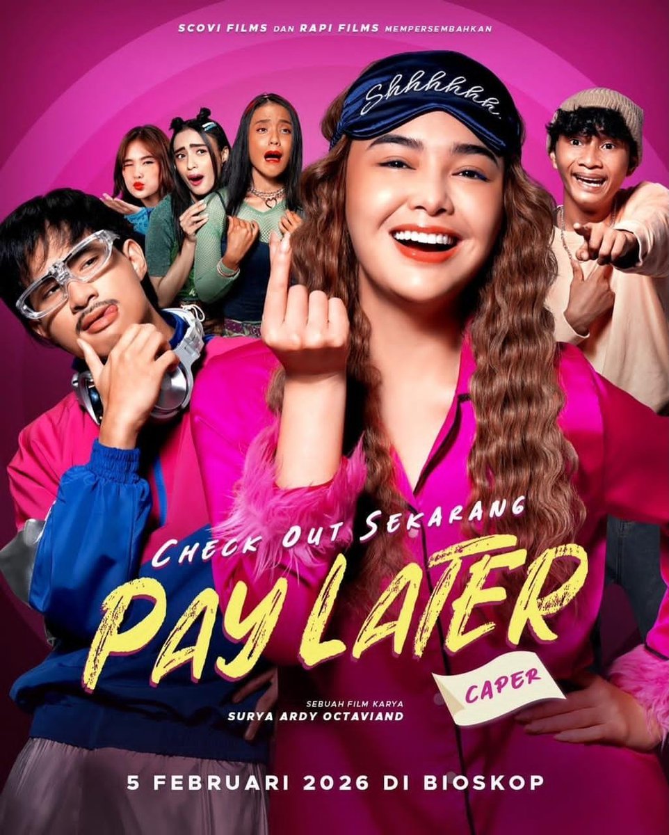 cinepoint_'s tweet photo. SHOWTIMES — Thu, 5 Feb 2026

#CheckOutSekarangPayLater 1,392 -opening
#SADALI 1,243 -opening
#AlasRoban 1,143 (-31.1%)
-
#AhlanSingapore 962 -opening
#KafirGerbangSukma 816 (-41.5%)
#Shelter 747 (-24.2%)
#Kuyank 638 (-25.2%)
#BalasBudi 595 -opening
#IWasAStranger 563 (-56.6%)
-
#TemanTegarMaira 395 -opening
#PapaZolaTheMovie 364 (-49.9%)
#SendHelp 213 (-36.2%)
#UnexpectedFamily 163 (-22.0%)
#EsokTanpaIbu 151 (-52.2%)
#5CentimeterPerSecond 127 (-48.8%)
#AvatarFireandAsh 114 (-5.0%)
#SebelumDijemputNenek 112 (-58.8%)
-
#SengkoloPetakaSatuSuro 91 (-61.1%)
#Sugar 91 (-26.0%)
#Wildcat 74 (-60.4%)
#ReturntoSilentHill 73 (-17.0%)
#PenerbanganTerakhir 60 (-67.4%)
#OneBattleAfterAnother reissue 59 (-27.2%)
#TheHousemaid 52 (-29.8%)
#AgakLaenMenyalaPantiku 51 (-27.1%)