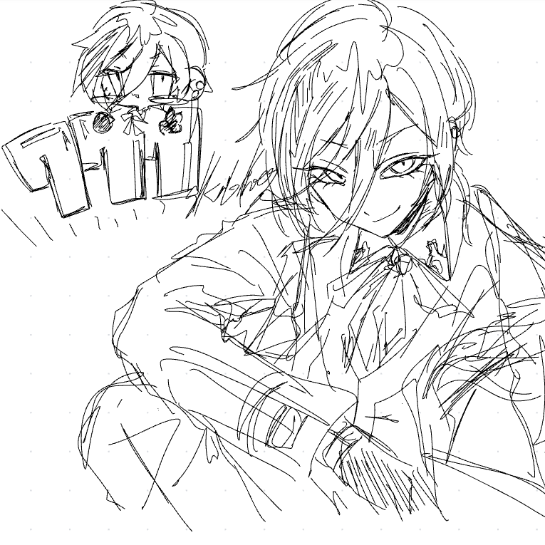 kon_nuko's tweet photo. 授業中の落書き😽 https://t.co/HBAqUpCGJo