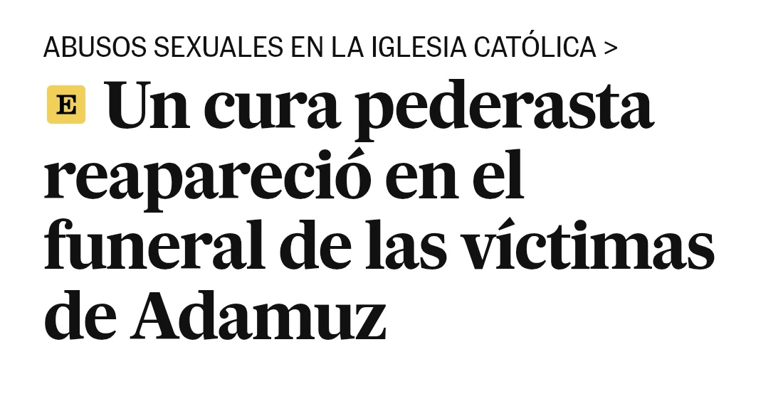 El obispo de Huelva ataca a inmigrantes y homosexuales pero le da cobijo a pederastas. Todo en orden
elpais.com/sociedad/2026-…