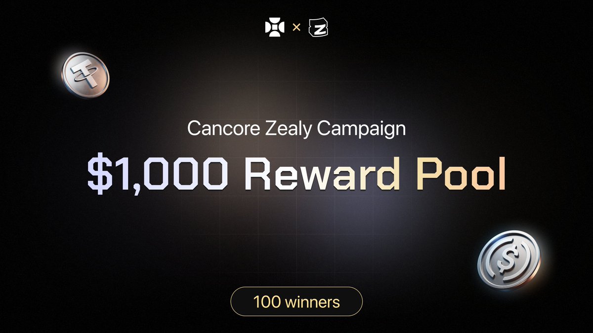 gm fam!
<a href="/cancore_io/">Cancore</a>  × <a href="/zealy_io/">Zealy</a>  Campaign is LIVE

A curated set of quests for the earliest Cancore community – jump in, contribute, and earn your spot.

$1,000 reward pool • 100 winners

See you on the leaderboard
👉 zealy.io/cw/cancore/que…