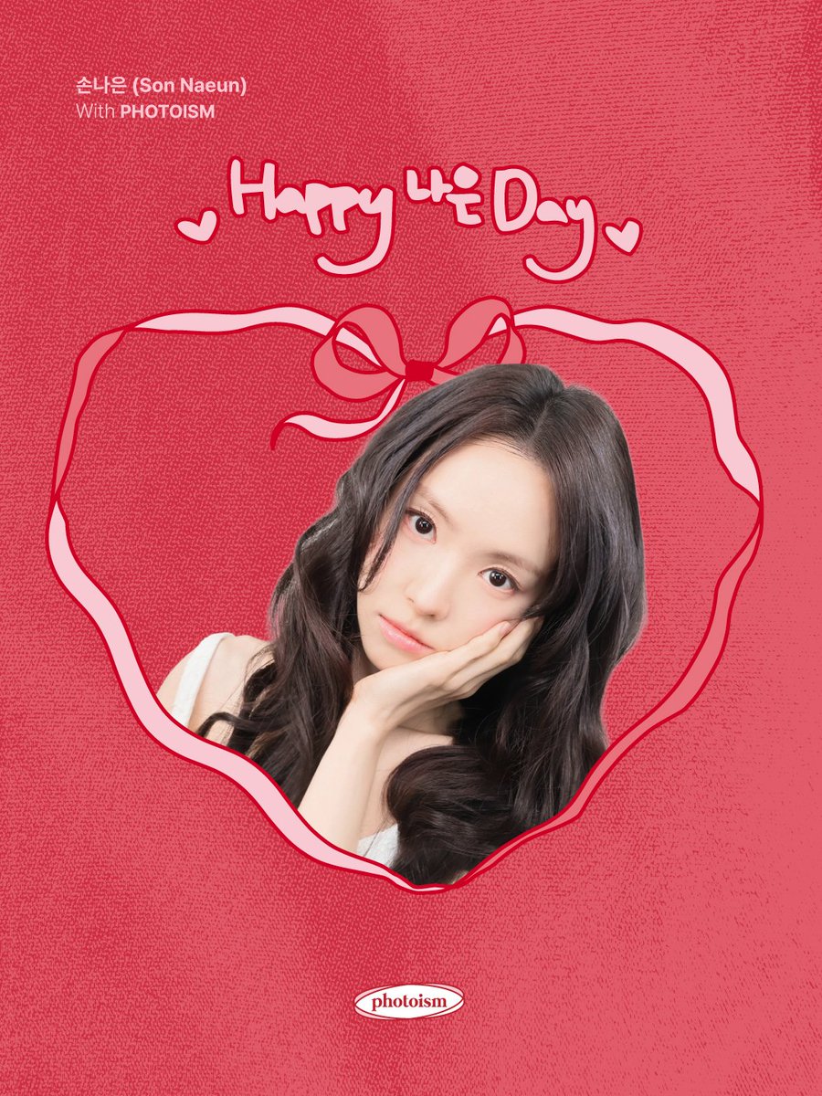 photoism_global's tweet photo. PHOTOISM X Son Naeun
ARTIST FRAME OPEN !

The <Son Naeun> artist frame will be released on photoism to celebrate her birthday.

📅 26.02.07 – 26.02.28 (KST)

ONLY IN PHOTOISM https://t.co/uxESSlCPNR