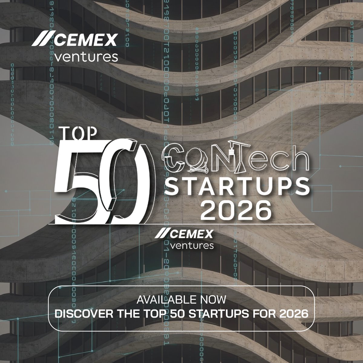 CemexVentures's tweet image. 📊 Capital didn’t spread. It concentrated.

In 2025,#ConTech followed a clear direction:

💰 $6.57B invested
🤝 337 deals
🥇 Enhanced Productivity led with 64% of capital

Clear priorities. Real adoption.

👉 Explore the shift: #Top50ConTechStartups2026
🔗 cemexventures.com/TOP-50