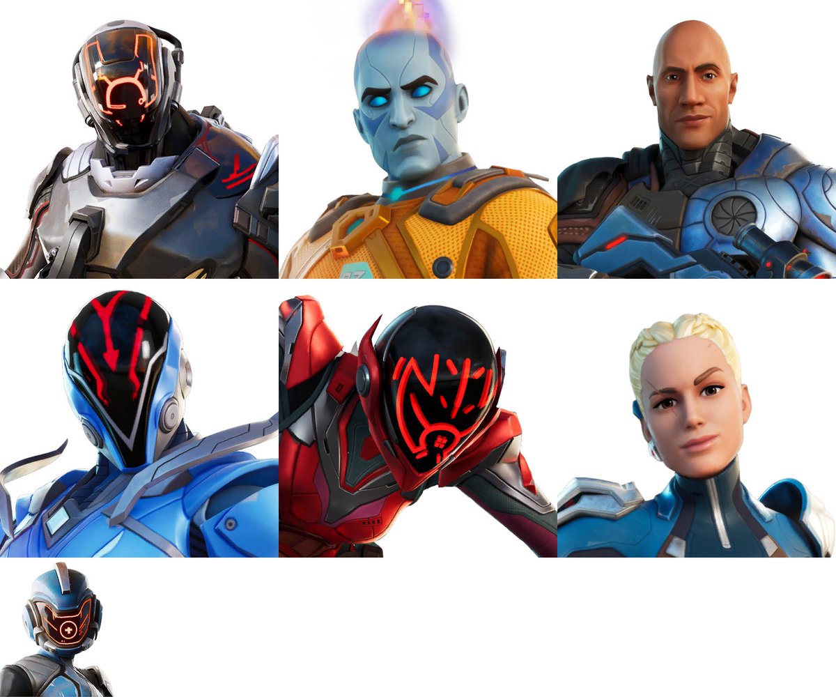 Icons for THE SEVEN members have been re-added this update! #Fortnite