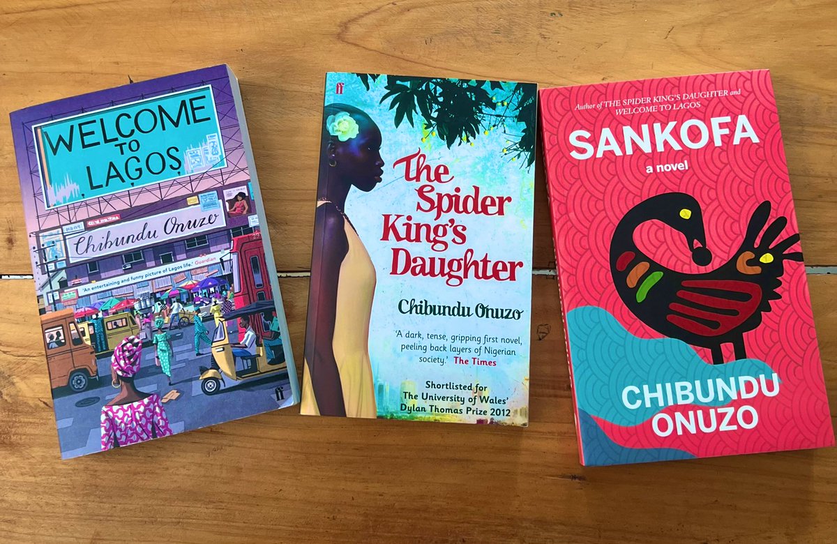 LolweBooksKE's tweet photo. Author spotlight : Chibundu Onuzo✨

Have you read these novels? 

#chibunduonuzo #thespiderkingsdaughter #welcometolagos #sankofa #lolwebookske https://t.co/D3naCzCZRq