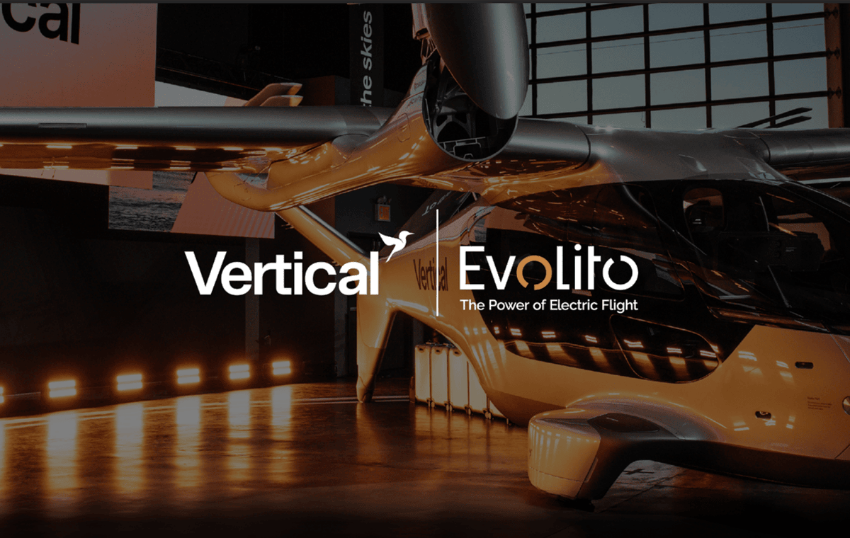 Evolito’s commitment to engineering excellence and sustainable mobility closely aligns with Vertical’s mission. 

We’re delighted to welcome Evolito as an Electric Propulsion Unit partner, providing its EPU architecture, highly efficient electric motors, and high-integrity DAL-A