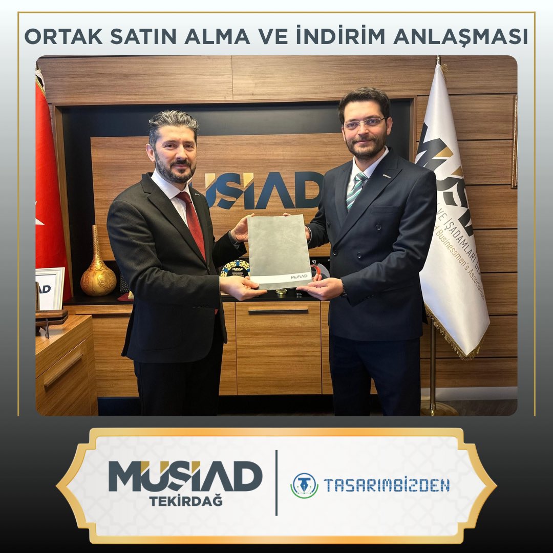 MÜSİAD ve Tasarım Bizden arasında Görsel Tasarım İndirim konusunda İş Birliği Anlaşması İmzalandı.