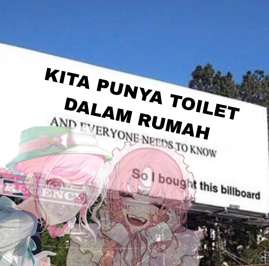 Pasang banner besar-besar, perayaan.