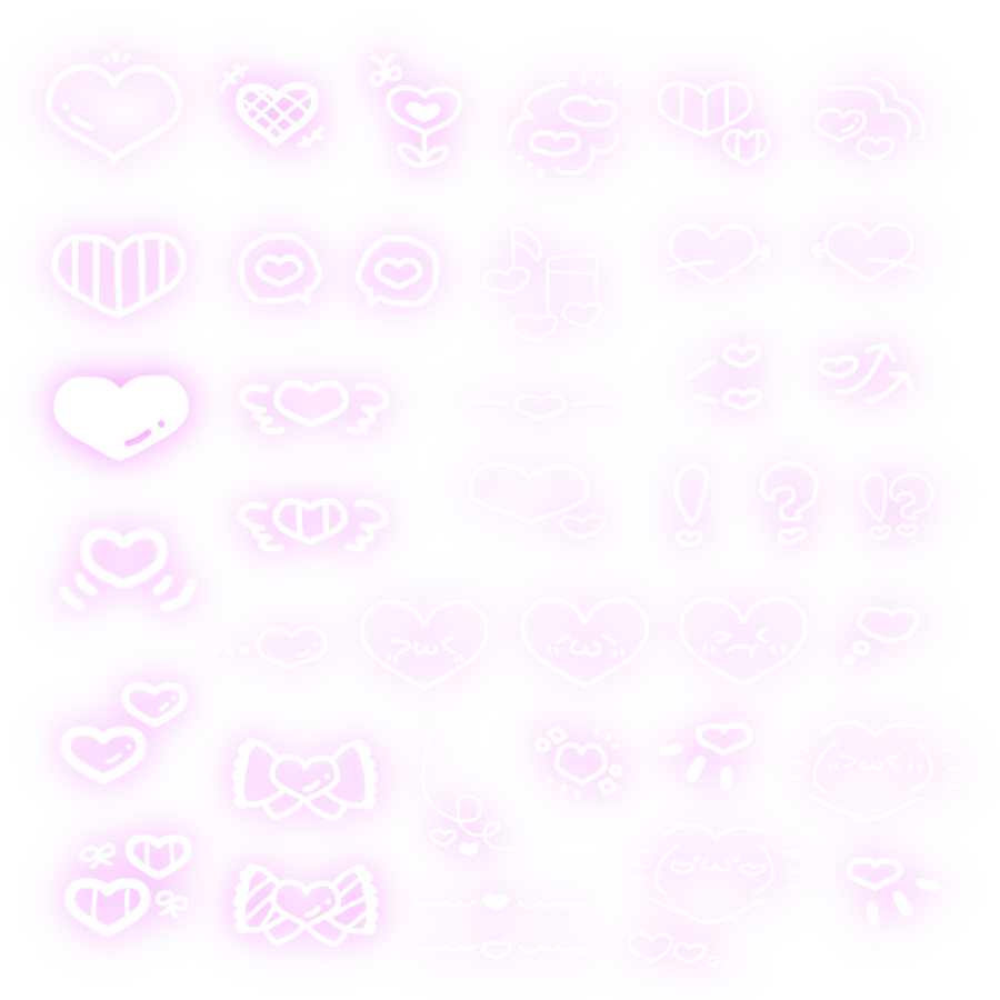 ♡ 絵文字 / ハート スタンプ ♡ チェキまとめ/アイドル現場に使える