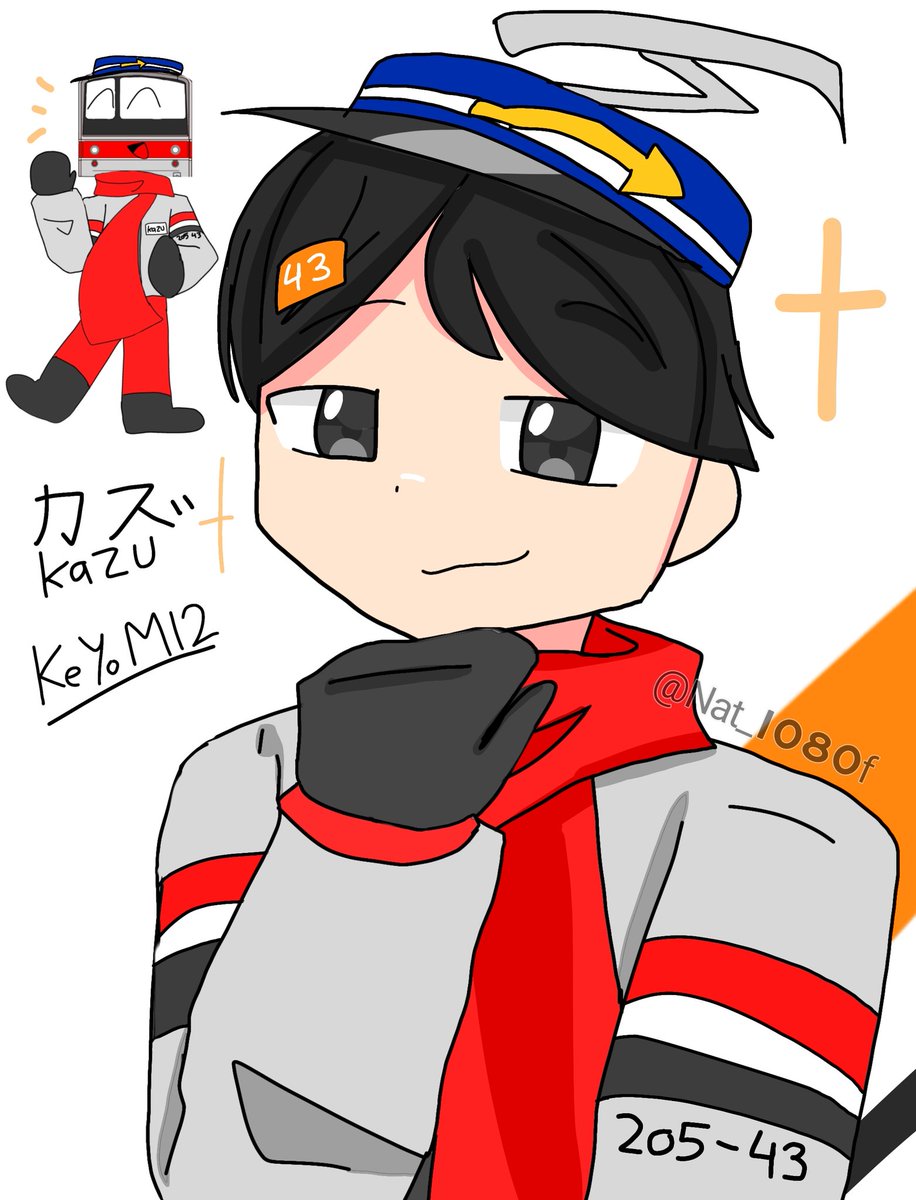 Nata_1080f's tweet photo. #205系の日
205系をモチーフにした擬人化作品【ボーナスカラー】 https://t.co/ZMeAgxCDCP