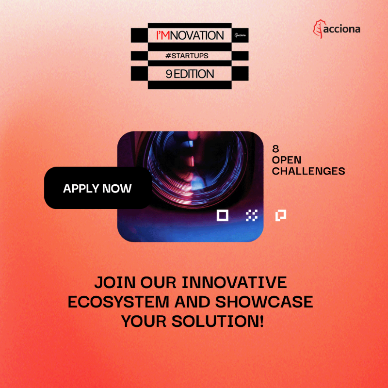 ACCIONA_EN's tweet photo. Got an idea with impact? 💡🌍

Apply now to @Imnovation #Startups Program and help turn innovation into real solutions for climate action, water, resilient infrastructure &amp; sustainable cities

Challenges await—join us!