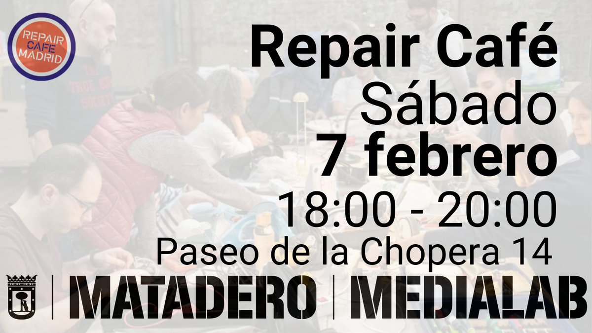 Repair Café Madrid tweet media