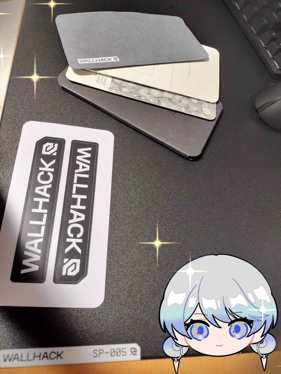 WALLHACK様より、ガラス製マウスパッド「SP-005」ご提供いただきました
