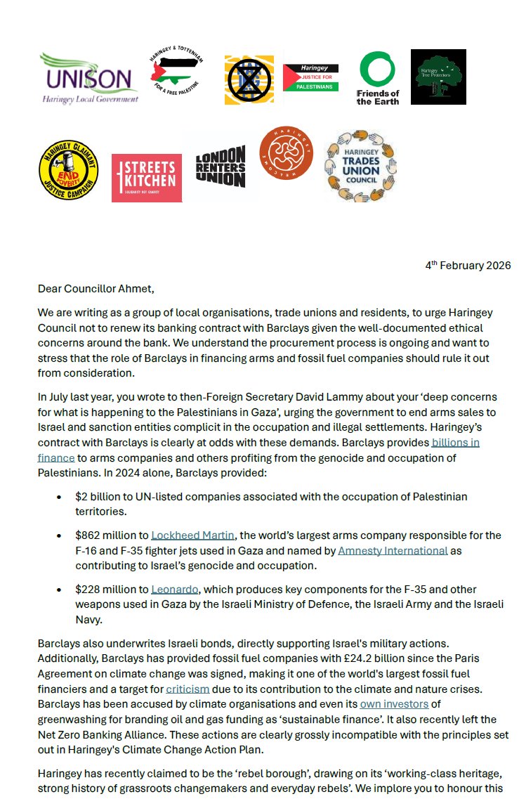 Haringey and Tottenham for A Free Palestine tweet media