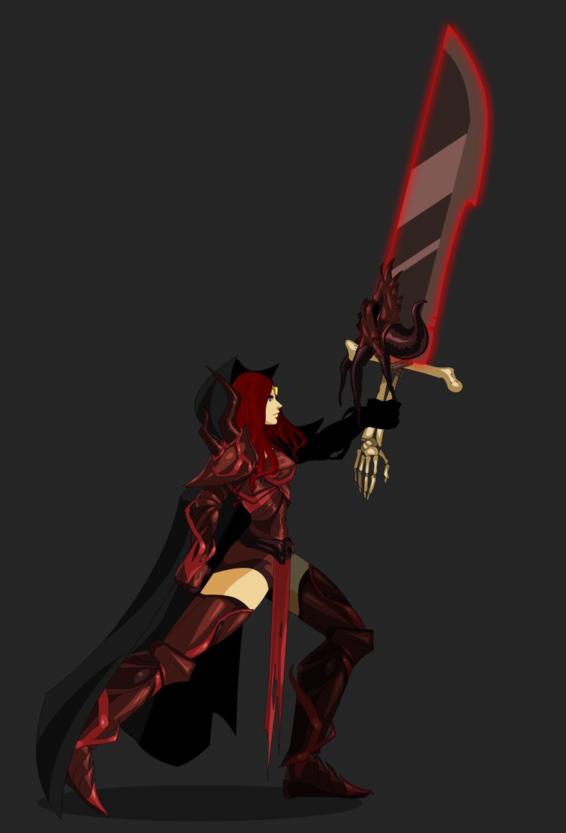 Benjamin_502's tweet photo. Put together a concept of what Gravelyn would look like in classic Dragonfable style. Smoothed out the armor a bit, tweaked the gloves/boots and the Doom Sword. Over all, decently pleased! @AEArtStation @Alina_AE @ArtixKrieger @VerlyrusAE @TomixDF #DFanart #Fanart #Flash https://t.co/iVjFPqIBYj