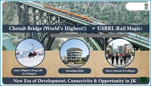 Genious_Always's tweet image. Chenab Bridge (world’s highest!) + USBRL rail magic changed the game. Plus, Asia’s highest drag lift in Gulmarg, rotating halls, more schools &amp;amp; colleges. Capex flowing – this isn’t just concrete; it’s a whole progressive J&amp;amp;K being built. #KashmirSolidarityDay #KashmirIsCalling