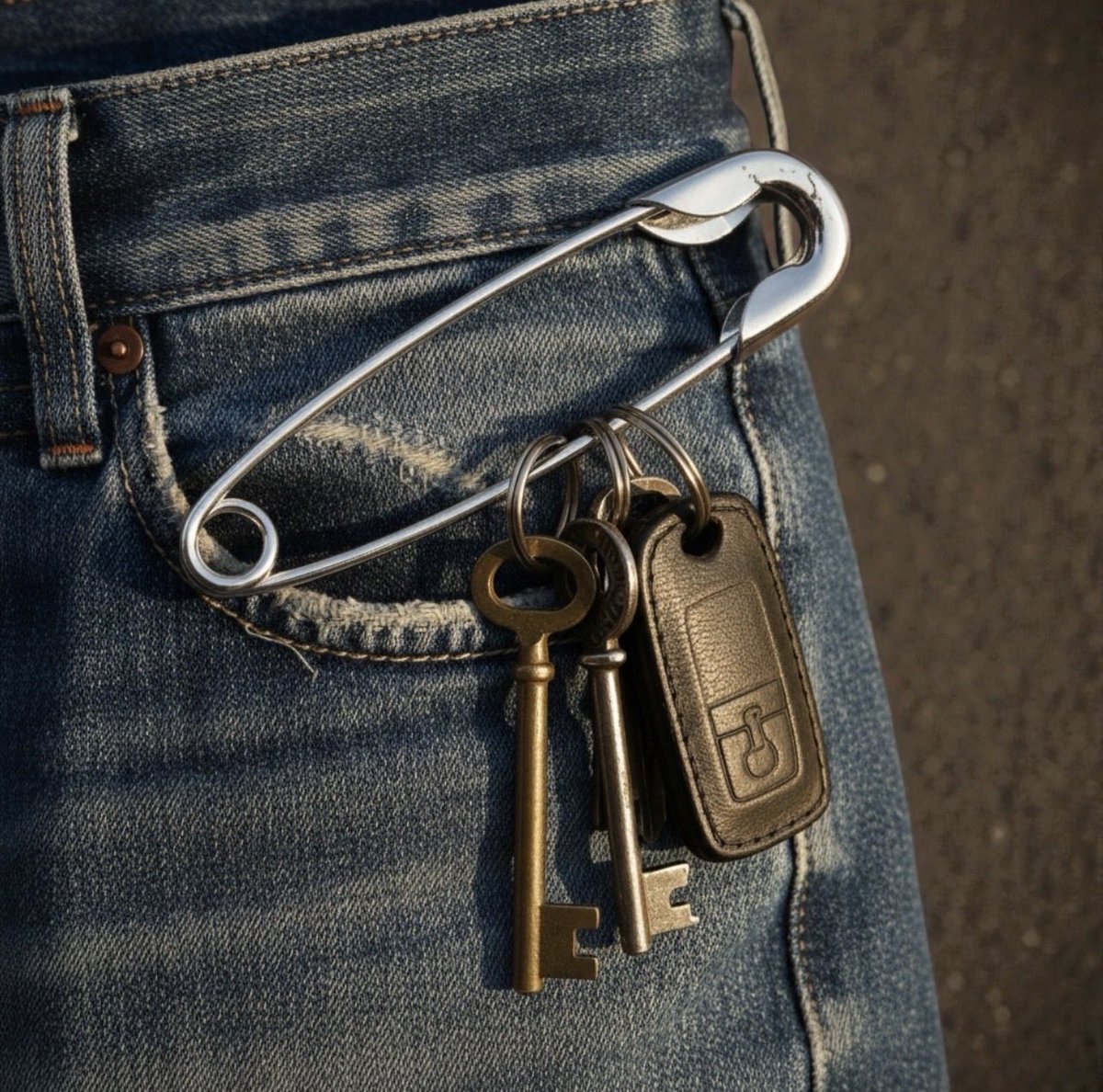 YABUKI4001's tweet photo. Ultra Big Safety Pin
使用例をご紹介いたします。
バッグのチャームにも
チェーンをつけてネックレスにも
耳に穴が空いてる方は着けちまえ!
ブラックメイルネットショップで
ご購入いただけます。
https://t.co/7A6g6aIv1J
#安全ピン
#safetypin
#ロックアクセサリー
#ロックファッション
#革ジャン https://t.co/yKNVlUSfKf