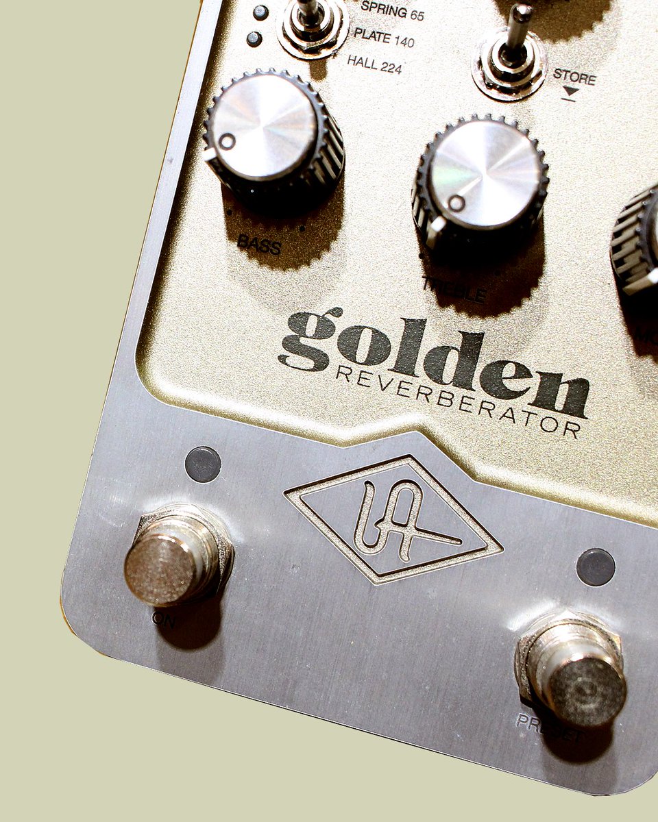 入荷情報】Universal Audio UAFX Golden Reverberator ――ペダルサイズ
