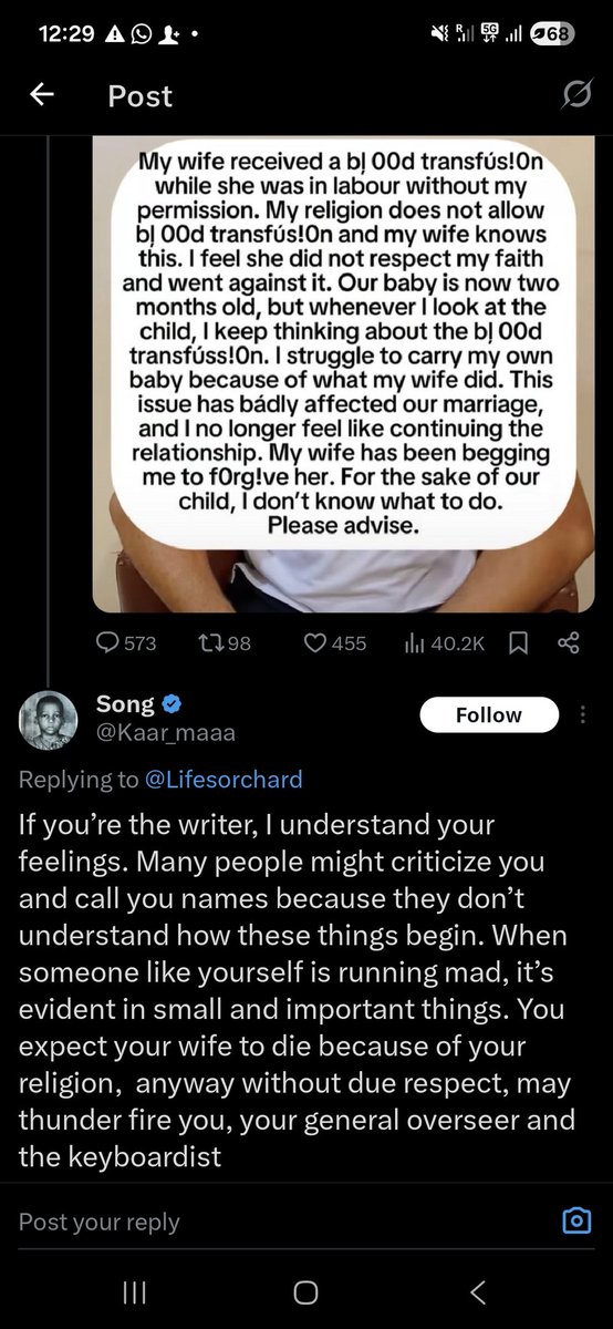 What a savage reply