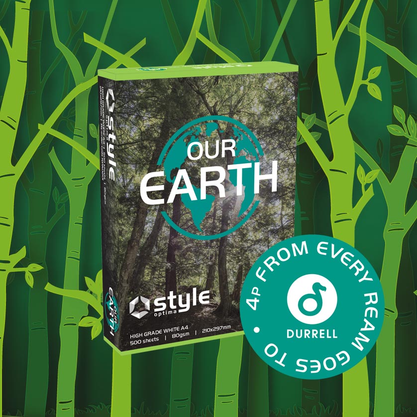 If you are buying paper anyway, buy paper that does more. Our Earth copier paper combines performance, sustainability and a contribution to Durrell. A smarter choice for modern workplaces. Contact us to find out more. #PeterboroughOS