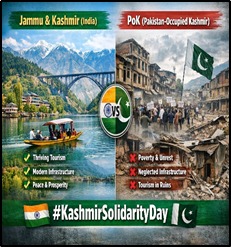 Genious_Always's tweet image. Jammu &amp;amp; Kashmir’s smart cities like Srinagar are setting the standard for urban planning.
PoK’s urban development remains stagnant, with outdated planning &amp;amp; limited investment in infrastructure, preventing the creation of sustainable cities
#KashmirSolidarityDay
#KashmirKhushhaal