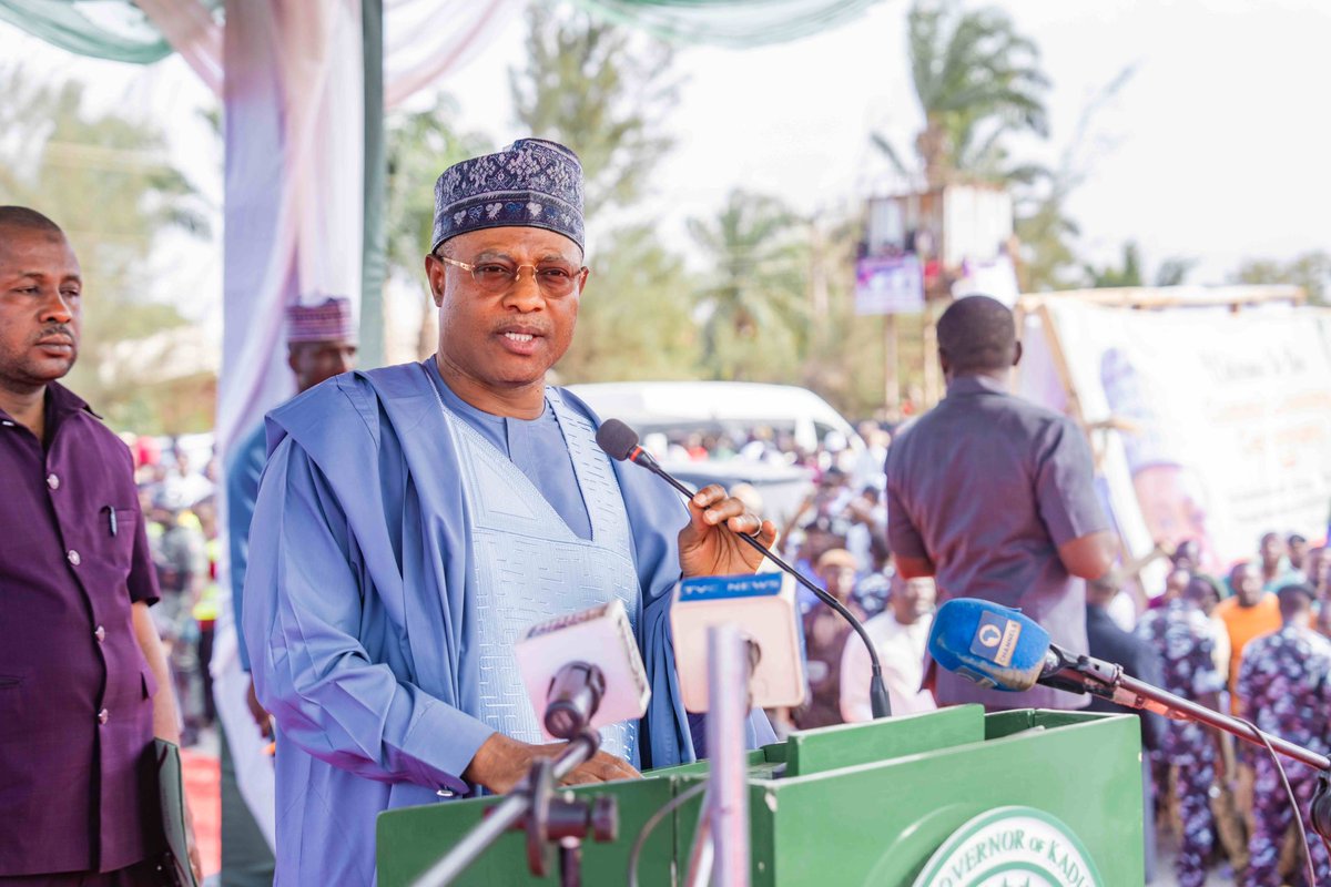 ubasanius's tweet photo. Agriculture lies at the heart of our growth agenda, and this corridor is a vital artery for productivity. It strengthens agricultural value chains, supports our farmers, and reinforces Kaduna State’s leadership in ginger production, accounting for nearly 80 percent of national output. The branch leading to Matsirga Waterfalls will further stimulate tourism, invigorate local enterprise, and broaden livelihood opportunities for surrounding communities.
 
I am deeply encouraged by the commendations of National Assembly members, traditional rulers, and community leaders, who acknowledged that this project has ended years of hardship, restored peace and stability, enabled farmers to return to their fields without fear, and revived long-abandoned projects. Their renewed confidence in governance affirms our governing ethos: inclusivity, fairness, and justice. We remain resolute in our belief that every son and daughter of Kaduna State deserves equal consideration, regardless of geography, faith, or ethnicity.
 
Senator Uba Sani, CON
Governor, Kaduna State
February 4, 2026