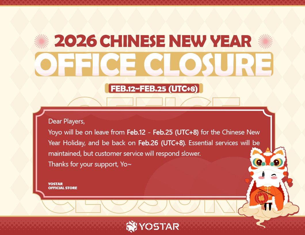 Yostar Official Store tweet media