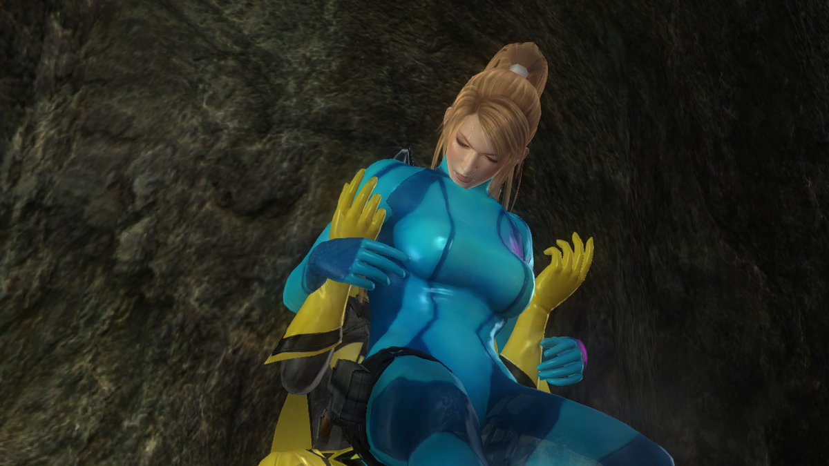 Samuspvb's tweet photo. Samus tried to get revenge on Batgirl, but she was defeated even more pathetically than before.
#ryona 
#リョナ 
#zerosuitsamus 
#samusaran https://t.co/U05kLO7ijy