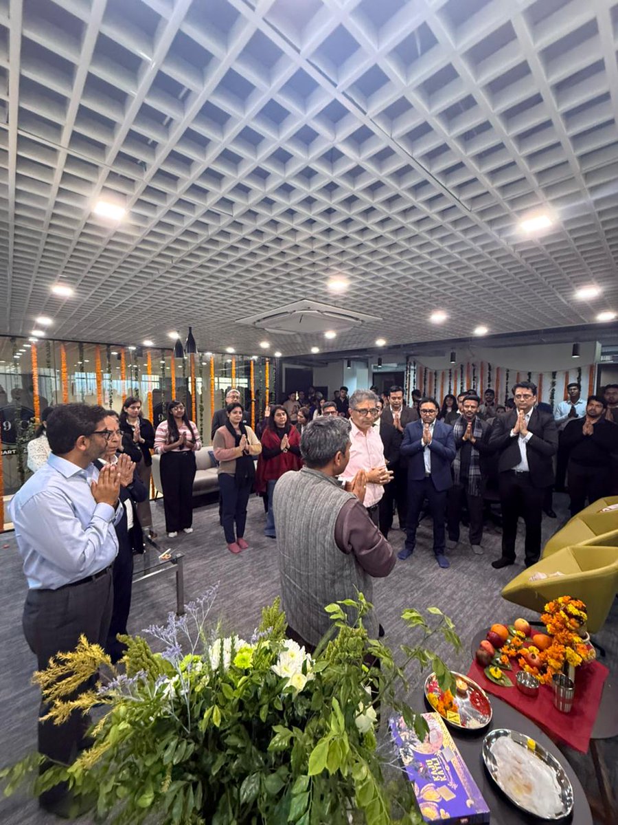 ASA_cci's tweet photo. We came together for a puja at our new Gurugram office, marking the beginning of this new space with gratitude and positive intent.

A moment to pause, reflect, and start this chapter together.

#NewOffice #LifeAtASA #BakerTillyASAIndia https://t.co/sVJAk4IHyD