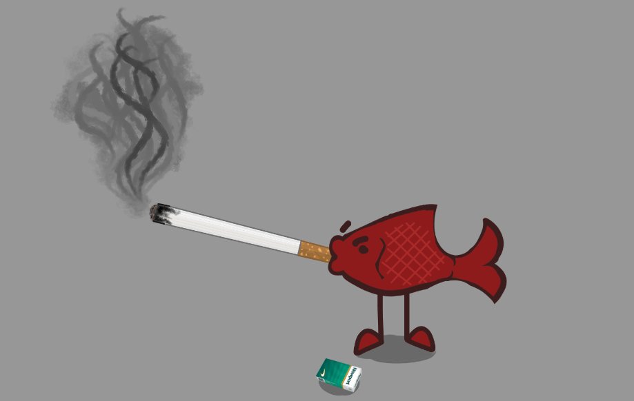 Bushm76's tweet image. Swedish fish smoking a newport ig