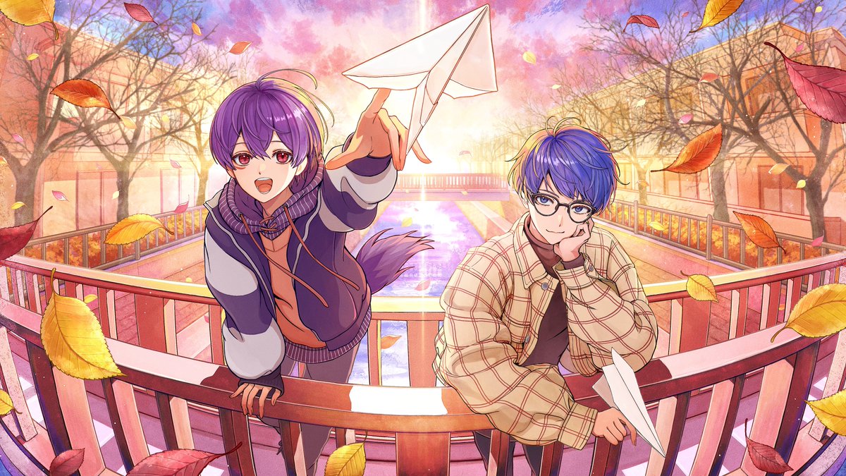 NAKA_u_MA's tweet photo. ビエラ様×りする様の「平行線(cover)」にて、
MVイラストを担当させていただきました🍂✨

よろしくお願いいたします！ https://t.co/Q0X8R5CSRW