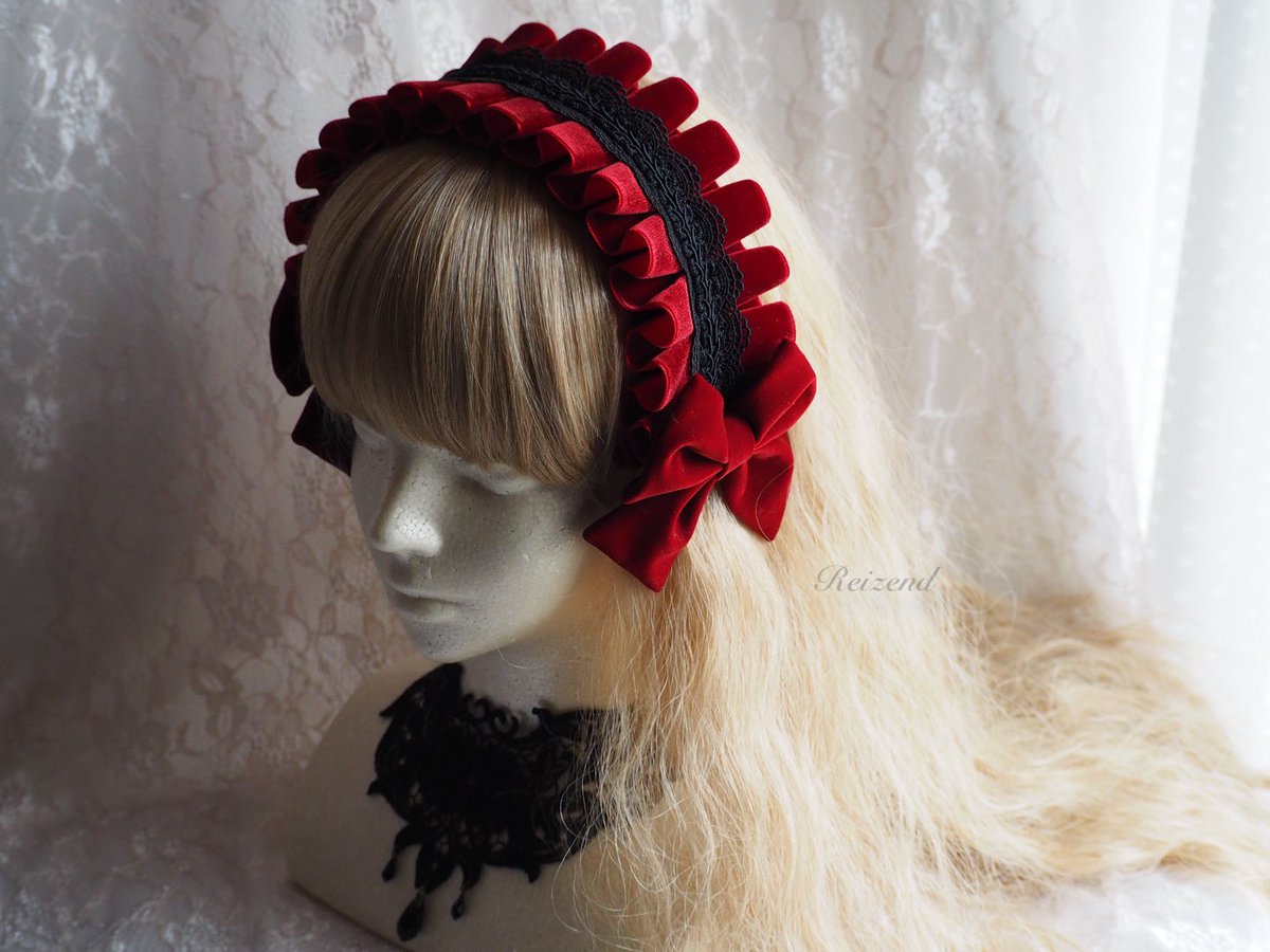 【新品未使用】Reizend(ライツェント)さん 薔薇のヘッドドレス/赤 🦋Reizend🦋 (@reizend_al) / Posts / X