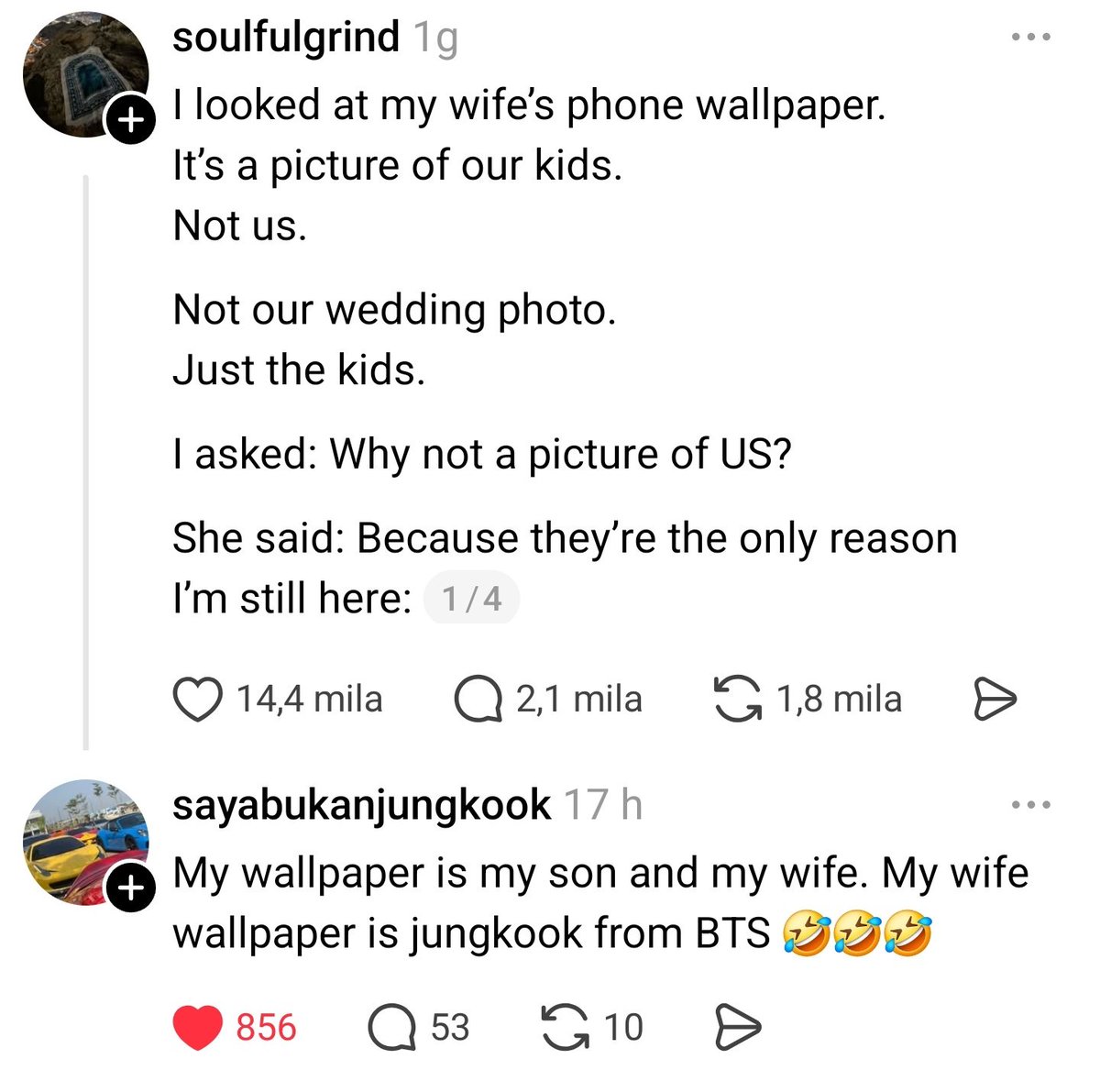 Do you know how many times I had to stop myself from making Yuzuru as my phone wallpaper? 🤣🤣

My children's wallpapers are the BF and the cat. My hubby's is a family photo. Mine is still the default Samsung wallpaper.
I'm open to your creative suggestions :)