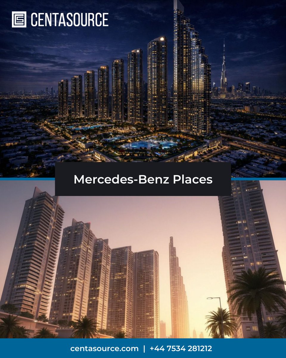 centa_source's tweet image. Mercedes-Benz City is set to redefine what branded living means — not as a single tower, but as a fully master-planned residential city designed around precision, performance, and modern luxury.

#MercedesBenzCity #LuxuryLivingDubai #BrandedResidences #MeydanDubai #PreLaunchDubai