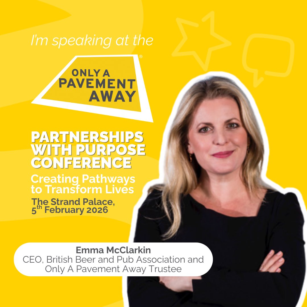 EmmaMcClarkin's tweet photo. Looking forwards to supporting @apavementaway today. If you don’t know this charity please get to know them and the incredible work they do helping veterans and those vulnerable to homelessness into work in hospitality 🙏🏻 https://t.co/nPKBbwl7Vw