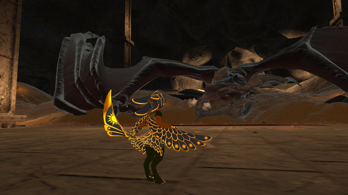 Oh, uhm... Picking up a few gold pieces shouldn't wake him up right?

#Avali #Furry #VRChat