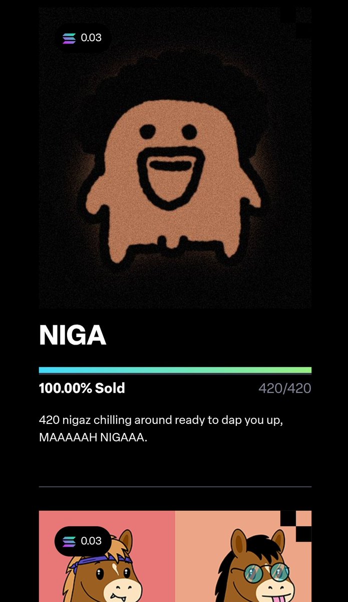 Damn nigas, my second sell out just happend yesterday in 1 houre. Never seen such a strong community. Cheers, more content coming for my nigas 🤎