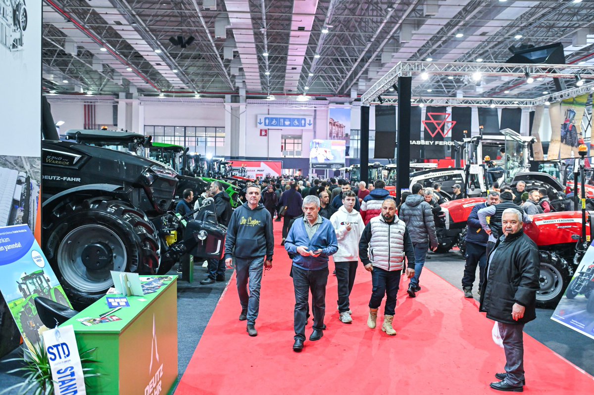 Türkiye’nin en büyük fuar alanı Fuarizmir’de düzenlenen AGROEXPO-21. Uluslararası Tarım ve Hayvancılık Fuarı, üçüncü gününde de katılımcıların ve ziyaretçilerin yoğun ilgisiyle devam ediyor.

⏰10.00-18.00
🗓️Son gün 7 Şubat
🎟️Ücretsiz online bilet için: agroexpo.com.tr