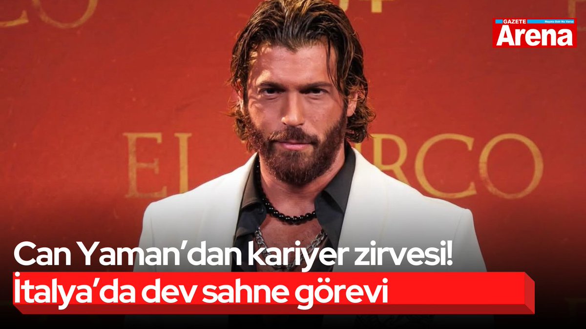 Can Yaman’dan kariyer zirvesi! İtalya’da dev sahne görevi gazetearena.com/foto-galeri/ca… #CanYaman #İtalya #MüzikFestivali