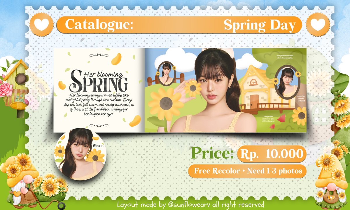 sunflowearv's tweet image. Boleh bantu repostnya? Maacii! 🫶

Hai! Kenalan yuk sama ke-4 layout baru ku ini 😍 aku juga open titipan dengan harga spesial (yang tertera) &amp;amp; layoutnya ada yang ufs ya! Yuk jajann?! Detail lengkapnya di tweet berikutnya (⁠✿⁠ ⁠♡⁠‿⁠♡⁠)

#zonauang